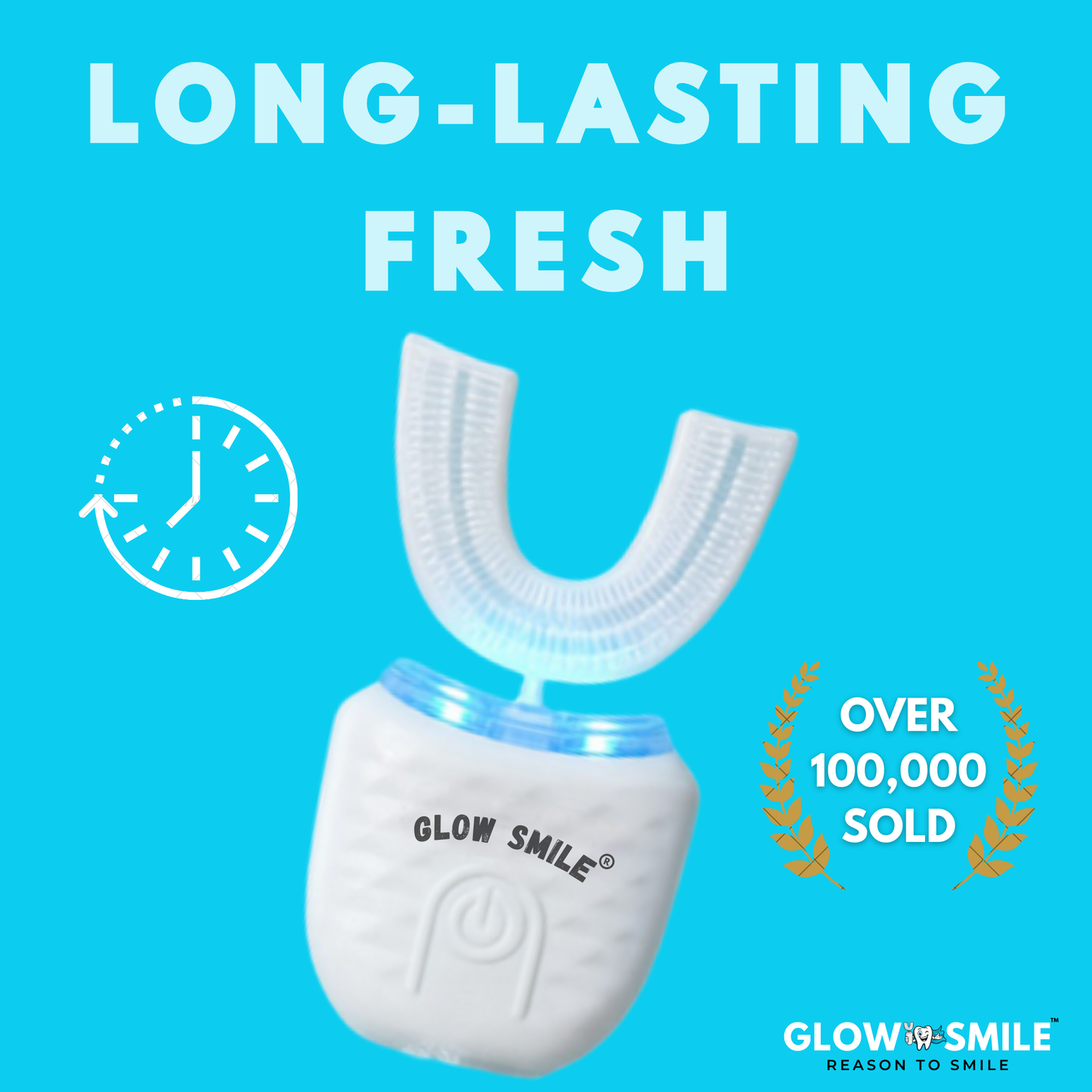 360° GlowPro® Ultrasonic Toothbrush - The “No Scrubbing” Morning Hack