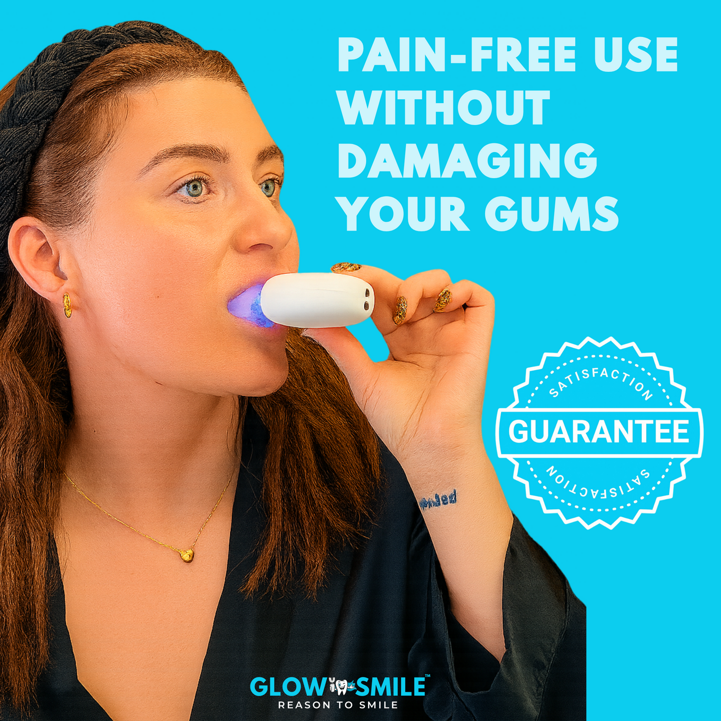 360° GlowPro® Ultrasonic Toothbrush - The “No Scrubbing” Morning Hack